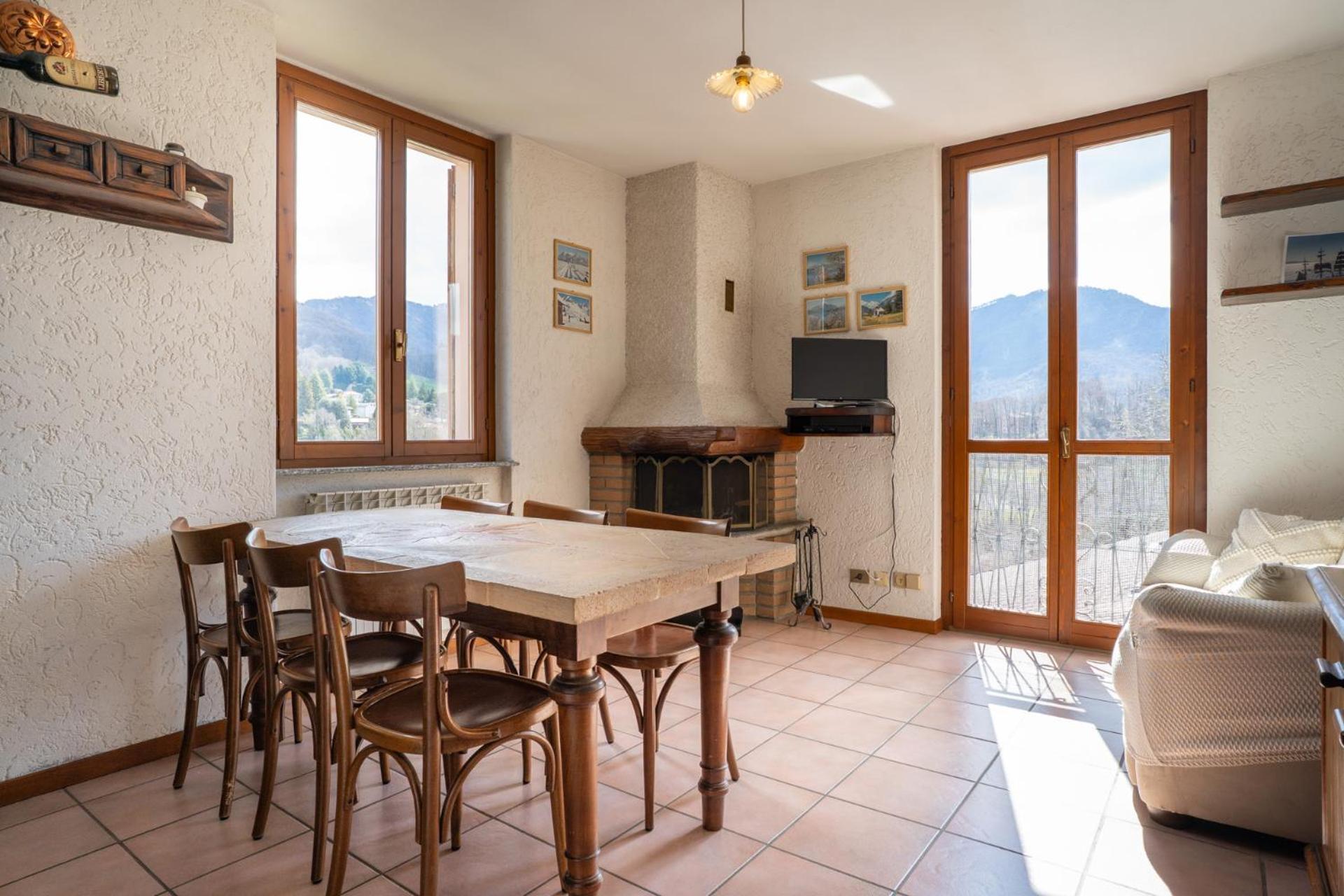 Mountain Lodging With Fireplace And Mountain View Barzio Exteriér fotografie